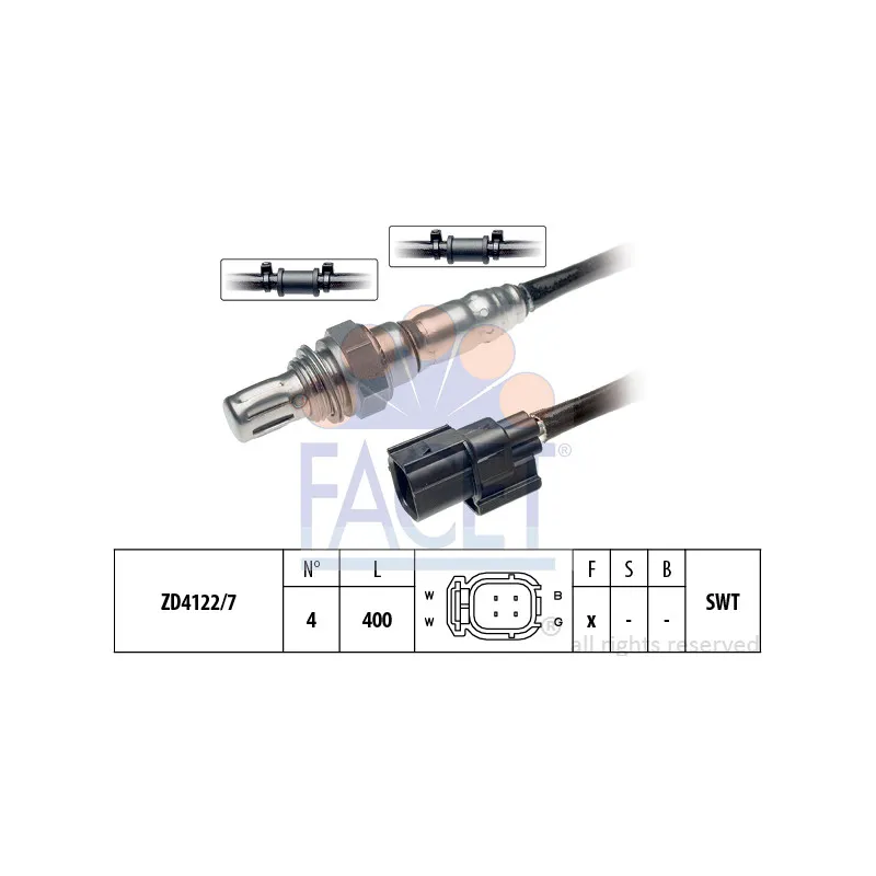 Sonde lambda FACET 10.8151