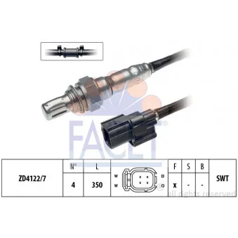 Sonde lambda FACET 10.8152