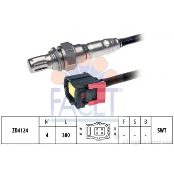 Sonde lambda FACET 10.8175