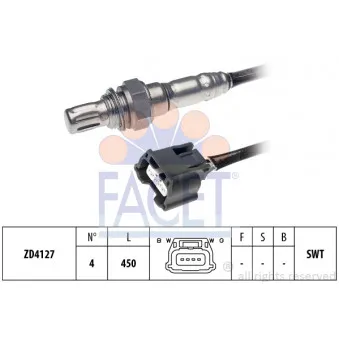 Sonde lambda FACET 10.8178