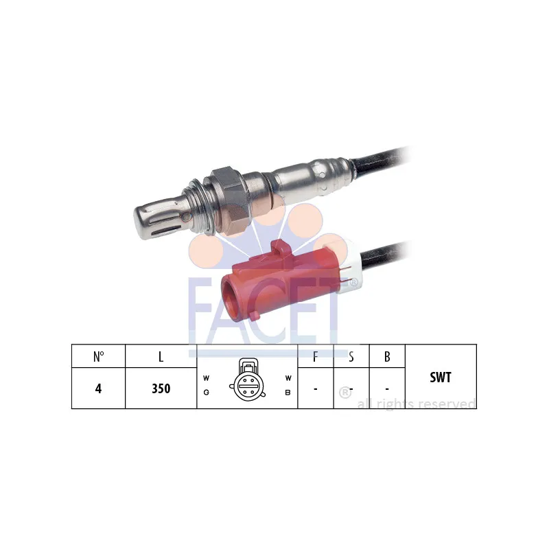 Sonde lambda FACET 10.8183