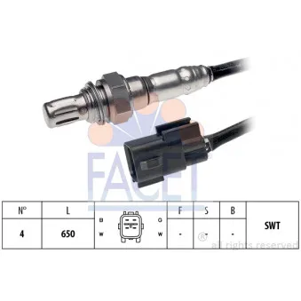 Sonde lambda FACET 10.8185