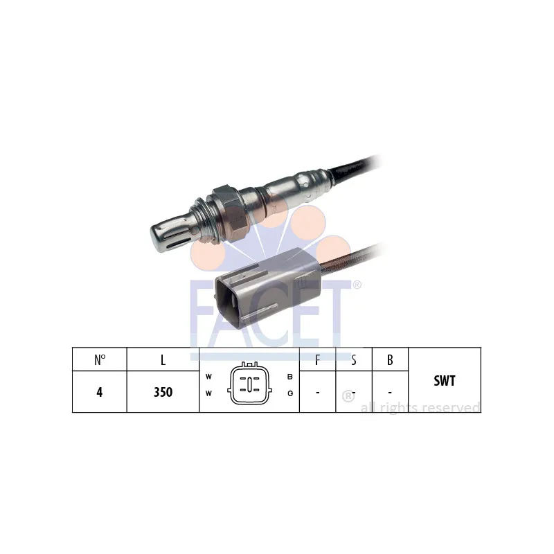 Sonde lambda FACET 10.8192