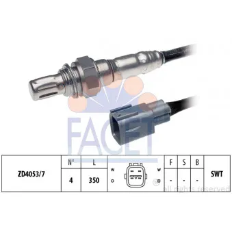 Sonde lambda FACET 10.8197