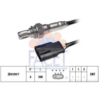Sonde lambda FACET 10.8210
