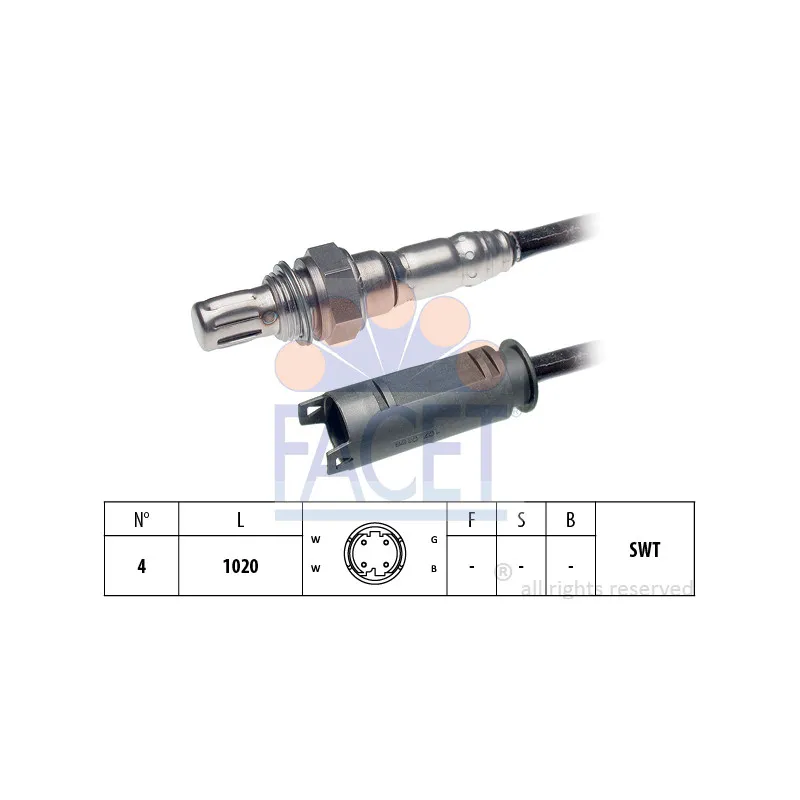 Sonde lambda FACET 10.8213