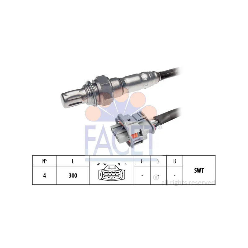 Sonde lambda FACET 10.8214