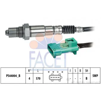 Sonde lambda FACET 10.8220