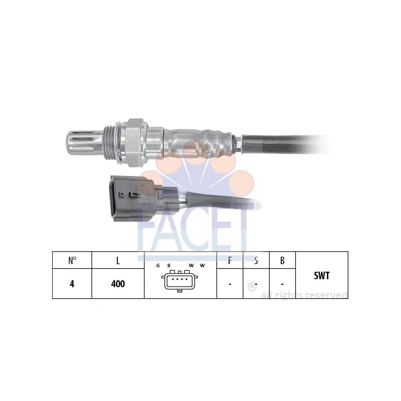 Sonde lambda FACET 10.8225