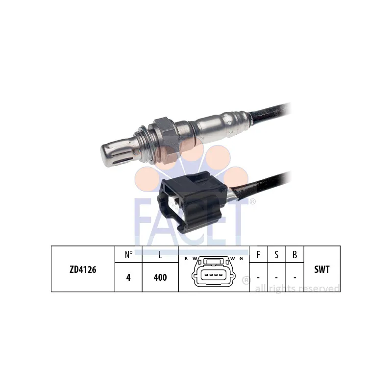 Sonde lambda FACET 10.8226