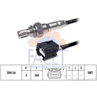 Sonde lambda FACET 10.8227
