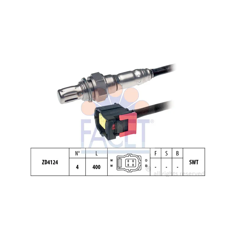 Sonde lambda FACET 10.8233