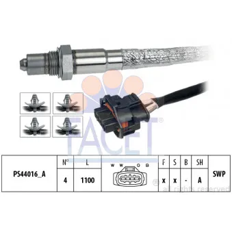 Sonde lambda FACET 10.8268