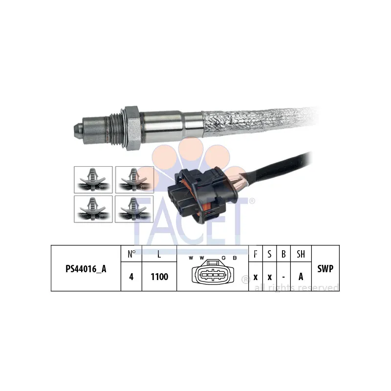 Sonde lambda FACET 10.8268