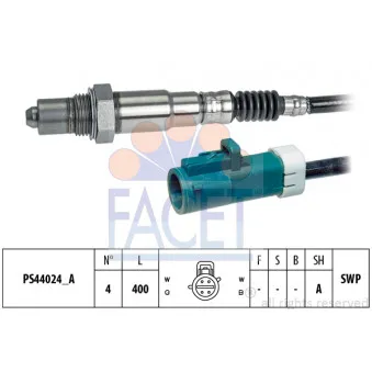 Sonde lambda FACET 10.8273
