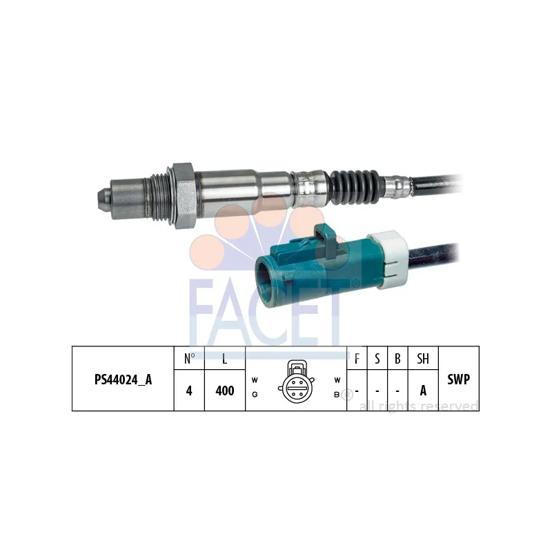 Sonde lambda FACET 10.8273