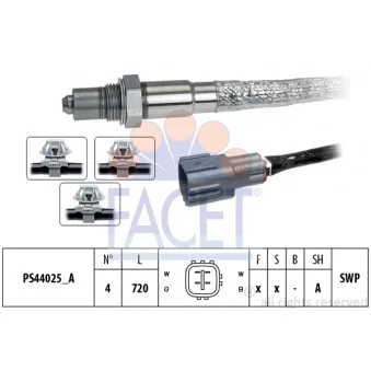 Sonde lambda FACET 10.8274