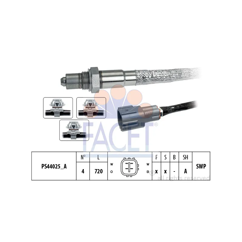Sonde lambda FACET 10.8274