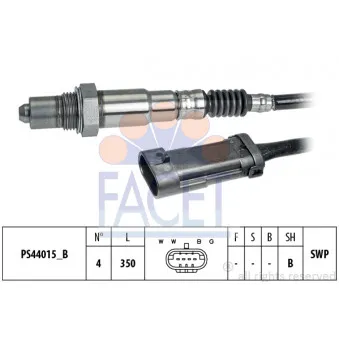 Sonde lambda FACET 10.8282