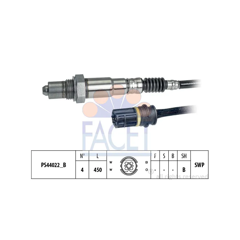 Sonde lambda FACET 10.8285