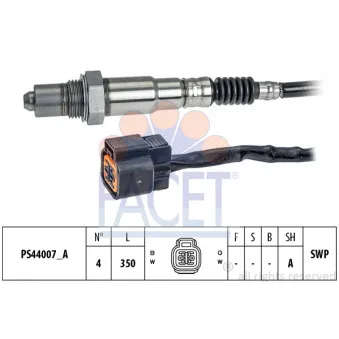Sonde lambda FACET 10.8291