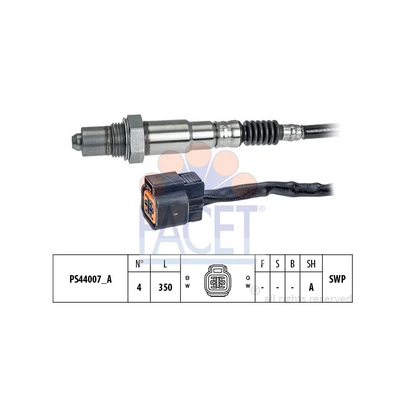 Sonde lambda FACET 10.8291