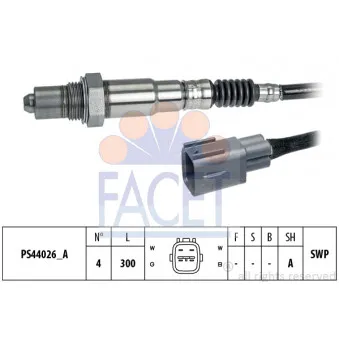 Sonde lambda FACET 10.8294
