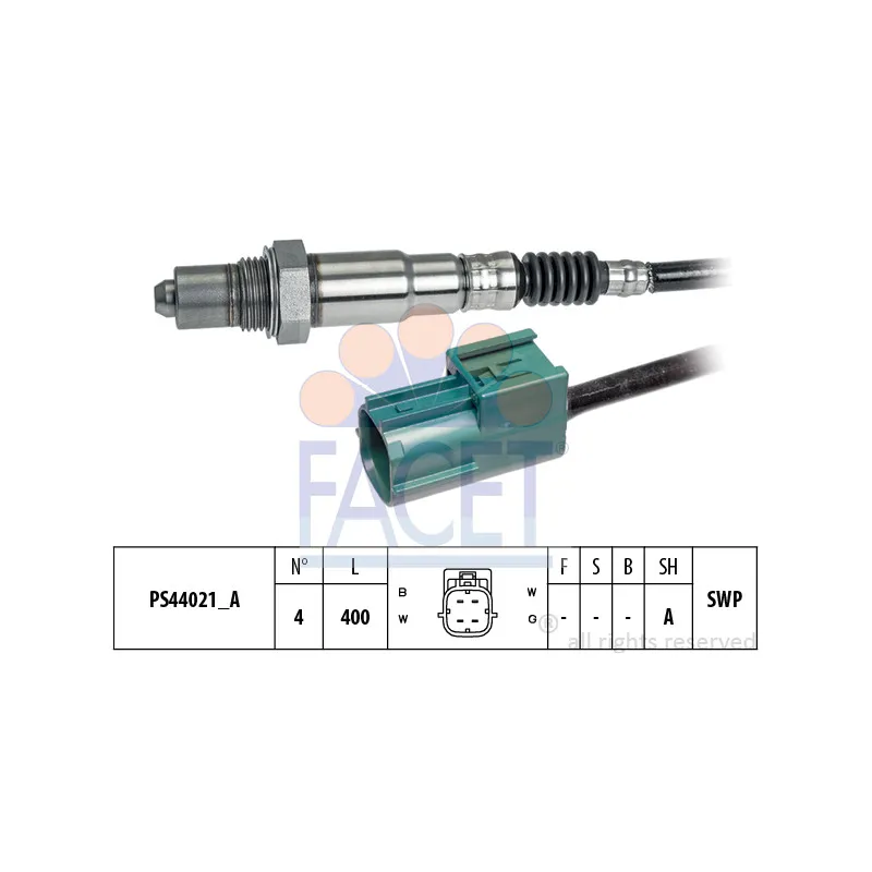 Sonde lambda FACET 10.8304