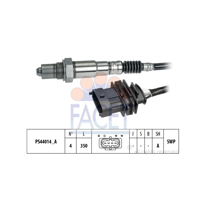 Sonde lambda FACET 10.8305