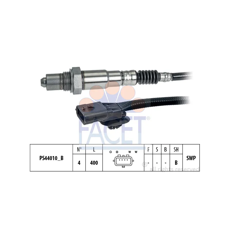 Sonde lambda FACET 10.8307