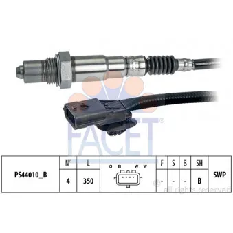 Sonde lambda FACET 10.8311