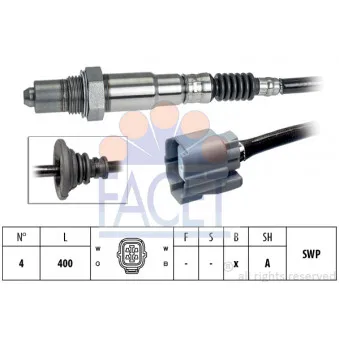 Sonde lambda FACET 10.8320