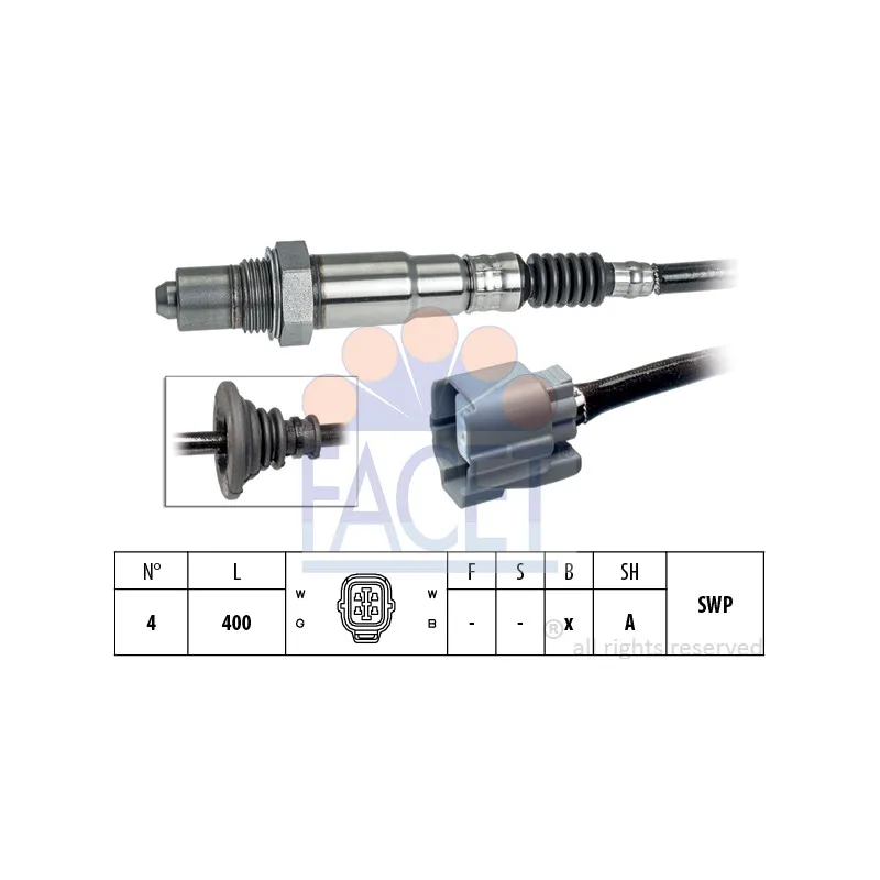 Sonde lambda FACET 10.8320
