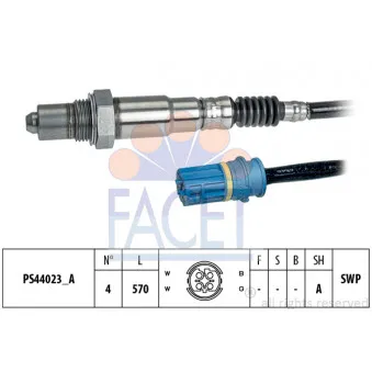 Sonde lambda FACET 10.8323