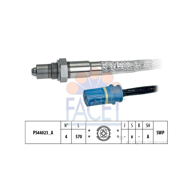 Sonde lambda FACET 10.8325