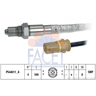 Sonde lambda FACET 10.8328