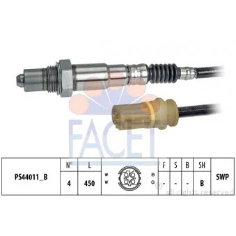 Sonde lambda FACET 10.8332