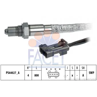 Sonde lambda FACET 10.8335