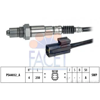 Sonde lambda FACET 10.8337