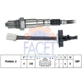 Sonde lambda FACET 10.8340