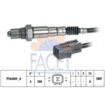 Sonde lambda FACET 10.8343