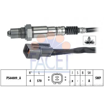 Sonde lambda FACET 10.8344