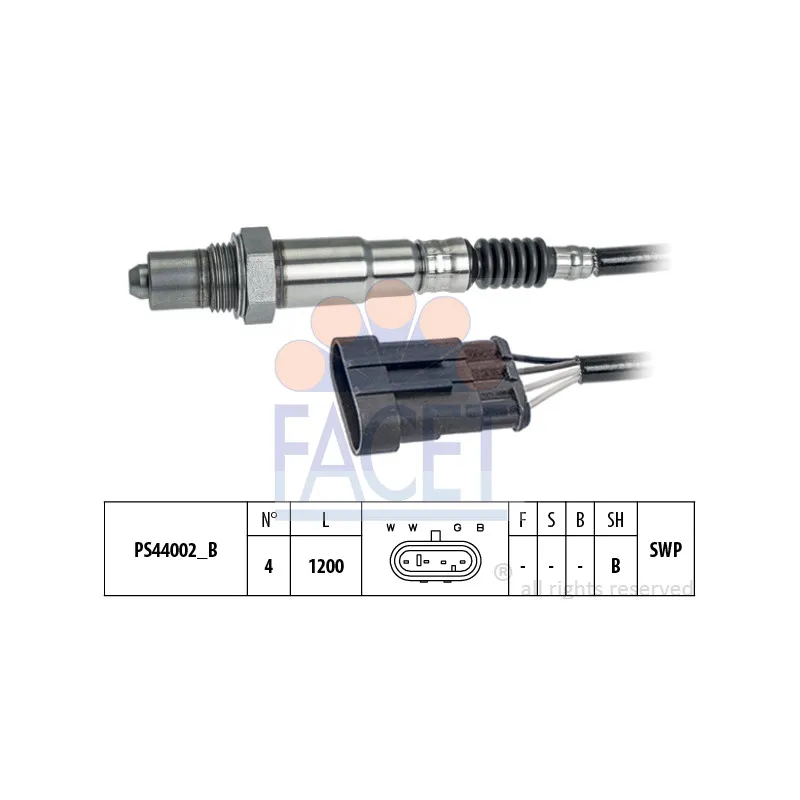 Sonde lambda FACET 10.8353