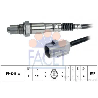 Sonde lambda FACET 10.8355