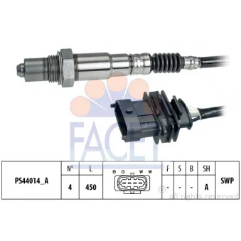 Sonde lambda FACET 10.8362