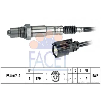Sonde lambda FACET 10.8365