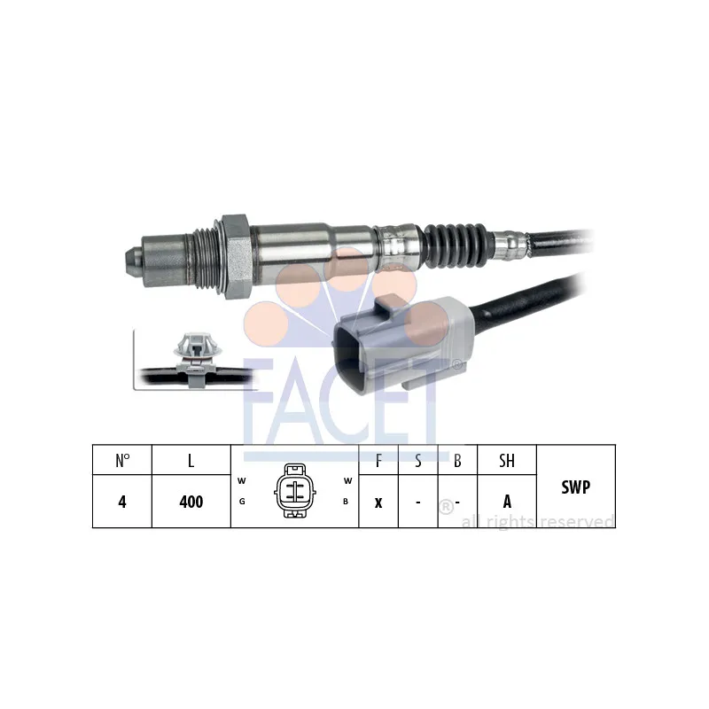 Sonde lambda FACET 10.8368