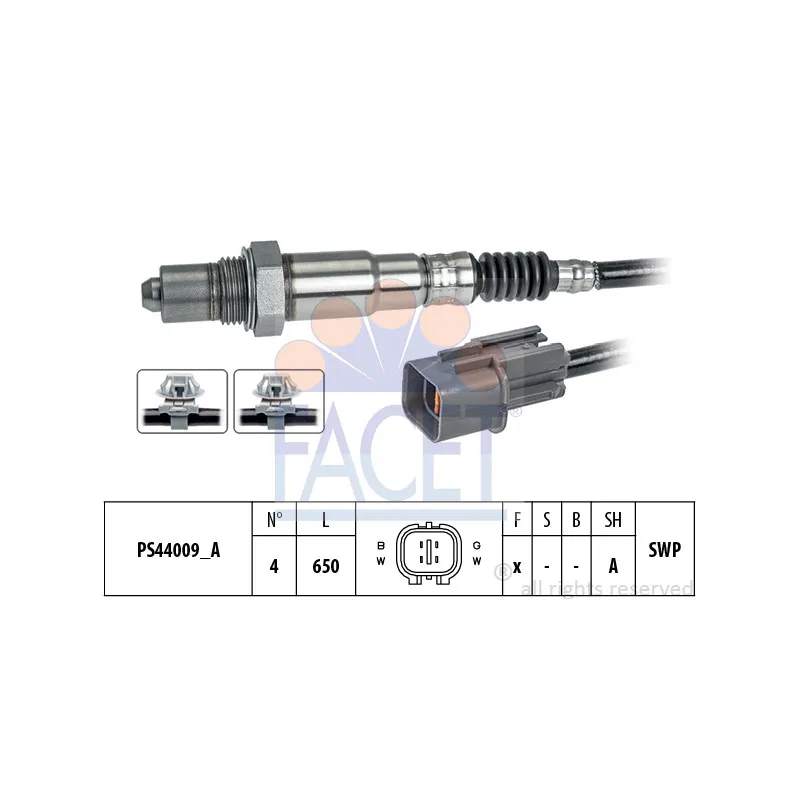 Sonde lambda FACET 10.8369
