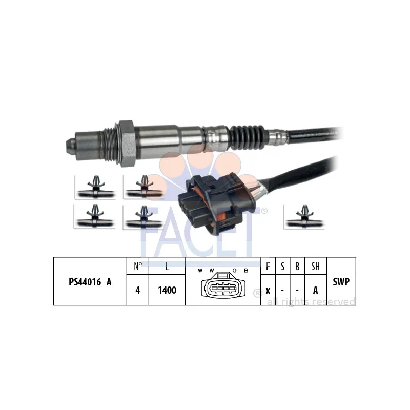 Sonde lambda FACET 10.8370