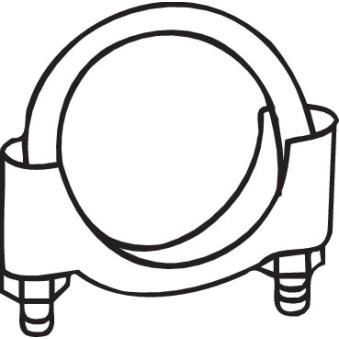 Pièce de serrage, échappement BOSAL